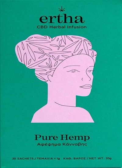 ertha cbd herbal infusion pure hemp αφεψημα