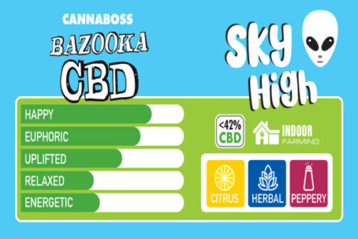 sky high 42%cbd bazooka cannaboss